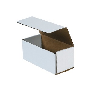 Box Partners Corrugated Mailers 11" x 4" x 4" White 50/Bundle M1144 - 1 of 2