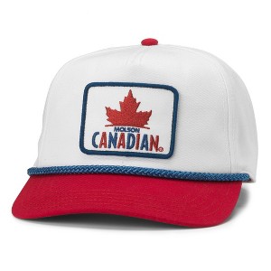 Adult Molson Canadian Beer Flat Bill Adjustable Snapback Hat - 1 of 4