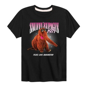Boys' - Sesame Street - Snuffleupagus Collage Short Sleeve Graphic T-Shirt - 1 of 4
