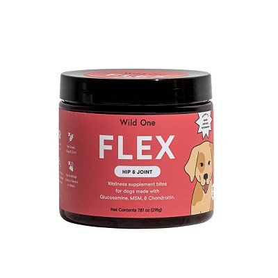 Wild One FLEX Hip & Joint Wellness Supplement Soft Chews for Dogs - 120ct