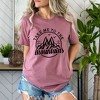 Simply Sage Market Women's Take Me To The Mountains Circle Short Sleeve Graphic Tee - 2 of 4