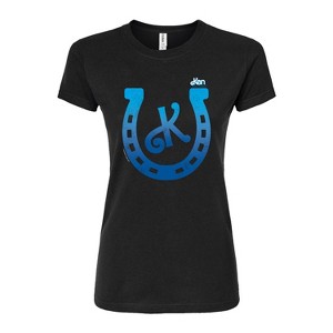 Women's - Barbie - Ken Horseshoe Juniors Fitted Graphic T-Shirt - 1 of 3