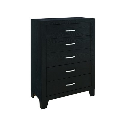 CAVINAS Bedroom Dresser,Storage Dressers & Chest of Drawers with Metal Handles and 2/5 Drawer for Living Room,Entryway,Hallway