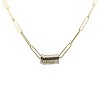 Slate by Rebl  Disc & Paperclip Chain Necklace  Stainless Steel - 2 of 3
