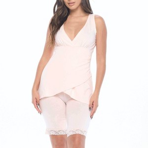 Women's Lux Cotton V Neck Tank - Undersummers - 1 of 3
