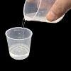 JDICTION 24 Pcs Clear Plastic Graduated Cups 100ml/3.4oz With 50 Wooden Sticks For Epoxy Resin Mixing Paint - 3 of 4