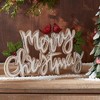 Melrose Merry Christmas Tabletop Sign (Set of 2) - 2 of 4