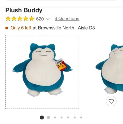 RedMiter - Peluche Pokémon - Snorlax Ronflex 20cm - Doudous - Rue du  Commerce