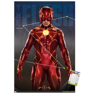 Trends International DC Comics Movie The Flash - The Flash Triptych Unframed Wall Poster Prints - 1 of 4