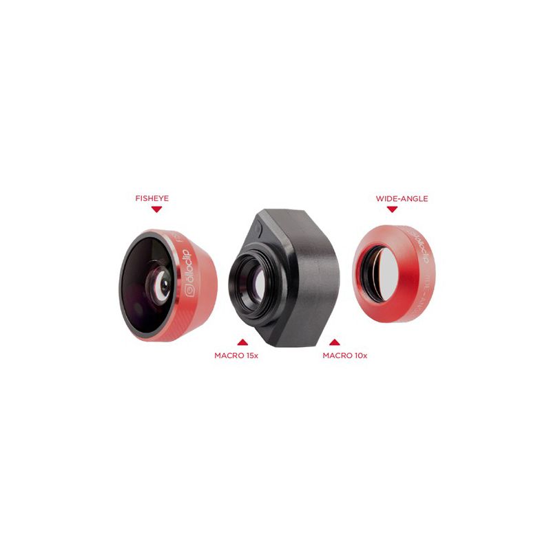 olloclip 4-in-1 Photo Lens for Apple iPhone 5/5s - Red, 3 of 4