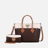 MKF Collection Brynlee Color-Block Women’s Tote Bag with Wallet by Mia K - 2 of 4