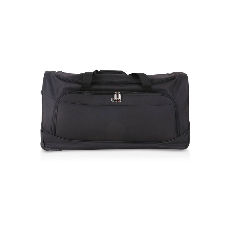 Toscano Italy by Tucci ROTOLO Rolling 28&#34; Duffel Bag - Black, 1 of 5