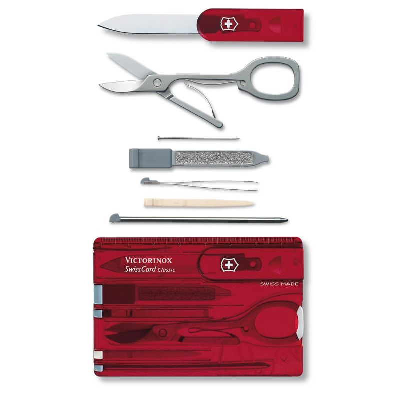 Victorinox SwissCard Classic 8 Function Red Pocket Tool, 3 of 5