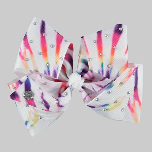 siwa jojo target hair rhinestones dye bow tie clip