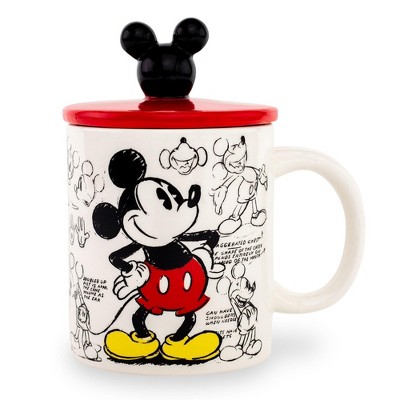 Mickey Mouse and Donald Duck Foil Ceramic 11 oz. Mug