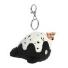 Aurora Mini Cookies & Cream Nomwhal Clip-On Tasty Peach Enchanting Stuffed Animal Black 4.5" - 4 of 4