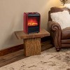 Optimus Electric "Flame Effect" Mini Fireplace Heater - image 2 of 3