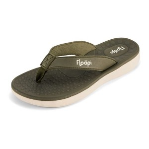 Floopi Women's Vegan leather Thong Flip Flop - 1 of 3