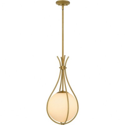 Quoizel Lighting 1 - Light Pendant in  Aged Brass