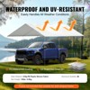 VEVOR 10 x 20 ft Carport Replacement Canopy Cover, Garage Top Tent Shelter Tarp Heavy-Duty Waterproof (Only Top Cover, Frame Not Include), White - 4 of 4