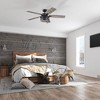 Honeywell Ceiling Fans Carnegie Industrial 52 Inch Ceiling Fan with Light, LED Fan with Remote Control, Indoor Fan, 6 Contemporary Blades, Gun Metal - 2 of 4