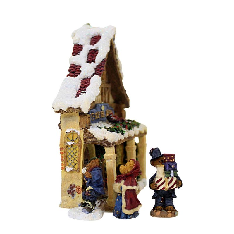 Boyds Bears Resin 7.0 Inch Dickens Tea Shoppe Set/4 Christmas Village Buildings, 2 of 4