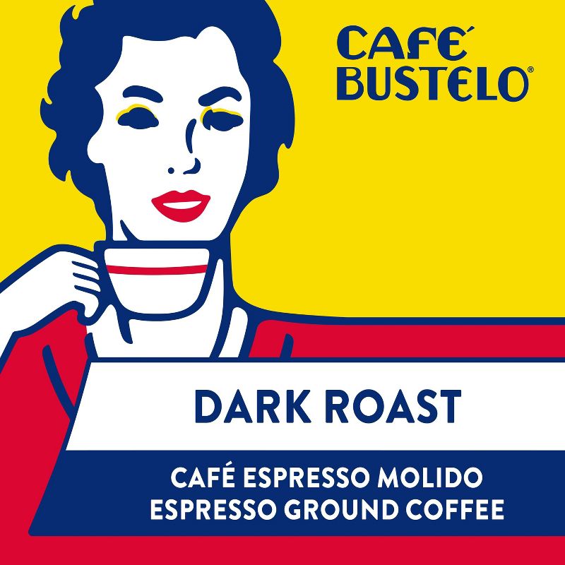 Cafe Bustelo Espresso Dark Roast Ground Coffee, 4 of 9