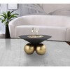 Meridian Furniture,Naples Grey Cement Coffee Table - 2 of 4