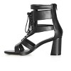 Women's Wide Fit Attitude Lace Up Block Heel - black | CITY CHIC - image 4 of 4