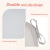 ChicFurnit 2PCS Seat Cushion Trapezoid Size Premium Soft Cotton Filling Non Slip Design Comfortable Durable for Living Room, Gray, 17"*16.5"*2.2" - 4 of 4