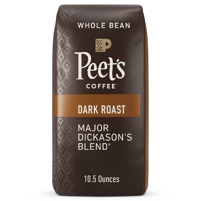 Peet's Major Dickason's Blend Dark Roast Whole Bean Coffee - 10.5oz