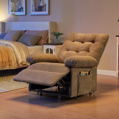 Bestier Power Lift Recliner Chair for Elderly,Adjustable Angle Electric Recliner With Triple Motor,Side Pocket&Soft Recliner for Living Room & Bedroom