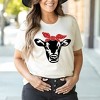 Simply Sage Market Women's Cow and Bandana Short Sleeve Graphic Tee - 2 of 4