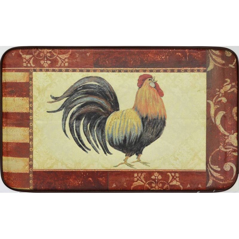 24&#34; x 36&#34; Anti-Fatigue Kitchen Floor Mat Rooster - J&#38;V Textiles, 1 of 5