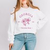 Simply Sage Market Women's Graphic Sweatshirt Embroidered Georgia Cherokee Rose - PINK - 2 of 4