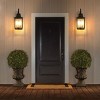 Black Square External Wall Lights Aluminum Light Fixtures Led Outdoor Wall Lights Waterproof Vintage Glass Sconce-The Pop Home - 3 of 4