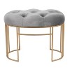 Glam Velvet Oval Bench - Olivia & May - 3 of 4