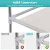HONEIER 50"L Portable Wardrobe Organizer Clothing Rack Shelf Gray with Fabric Cover - 2 of 4