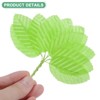 Unique Bargains Artificial Silk Wire Single Flower Leaves for DIY - 2 of 4