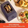 2 Slice Toaster, 6 Setting Shade Control w Reheat, Cancel, Bagel & Defrost Buttons, Removable Crumb Tray, Anti Jam & Auto Shutoff - 3 of 4
