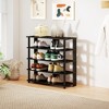 HOMLUX 5 Tier Shoe Rack Freestanding Shoe Organizer, Holds 12 Pairs - 4 of 4