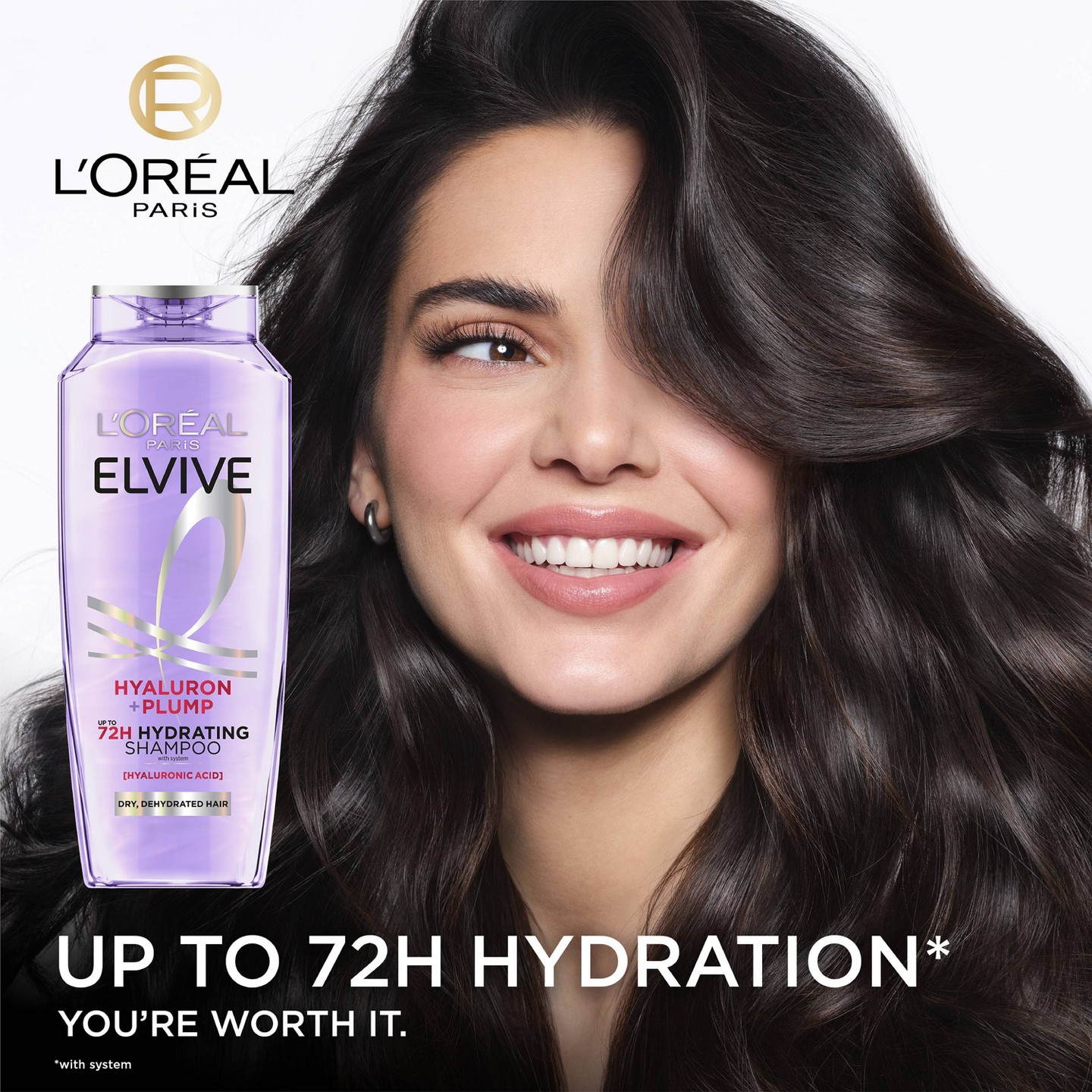 Набор L'Oreal Paris Elvive Hyaluron Plump: шампунь и кондиционер, 25.2 fl oz — фото 3