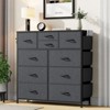 Gikpal 10 Drawers Dresser for Bedroom, Storage Drawer, Cupboards & Cabinets, Side Pockets & Hooks, Sturdy Metal Frame, Kitchen, Dinning Room - 2 of 4