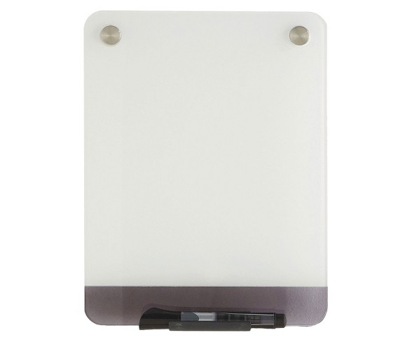 Iceberg Glass Dry Erase Personal Board - White