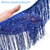 Unique Bargains DIY Sewing Craft Costume Decoration Sparkling Sequin Fringe Trim - 4 of 4