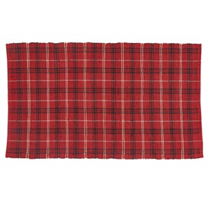 Park Designs Farmhouse Red Plaid Chindi Rag Rug 3 ft X 5 ft - 1 of 3