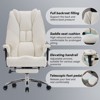 Efomao Big and Tall Office Chair 400lbs, PU Leather High Back Executive Office Chair with Footrest - 4 of 4