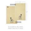Black Barn w/ Mill Creme Hand Towel Set of 2 16x26 - 4 of 4