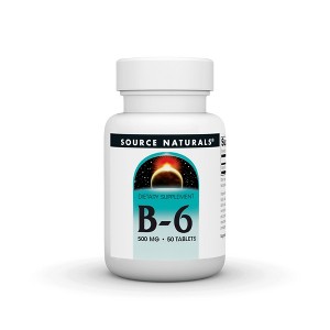 Vitamin B-6 500mg by Source Naturals, Inc.  -  50 Tablet - 1 of 3