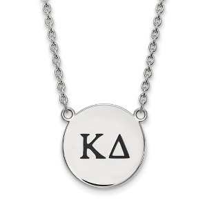 Black Bow Jewelry Sterling Silver Kappa Delta Greek Life Necklace 18 Inch - 1 of 4